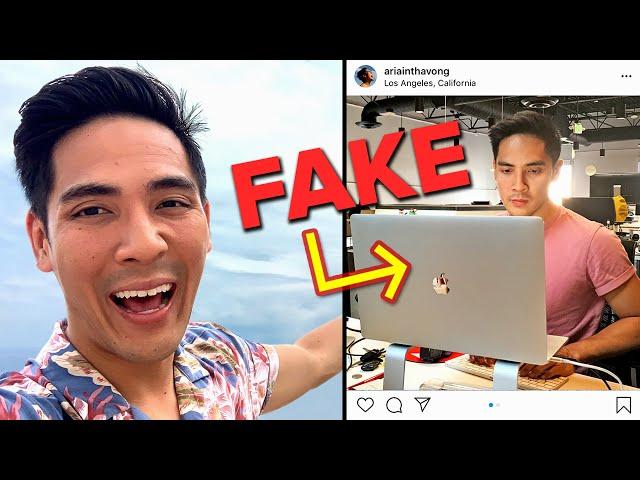 I Faked Being At Work On Instagram For A Week