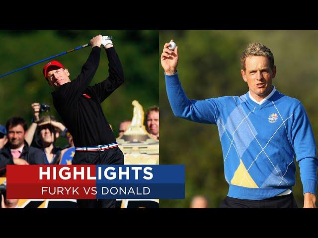 Luke Donald vs Jim Furyk | Extended Highlights | 2010 Ryder Cup