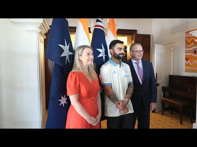 Team India welcomed by PM Anthony Albanese at Kirribilli House | Special Moments with Kohli & Bumrah