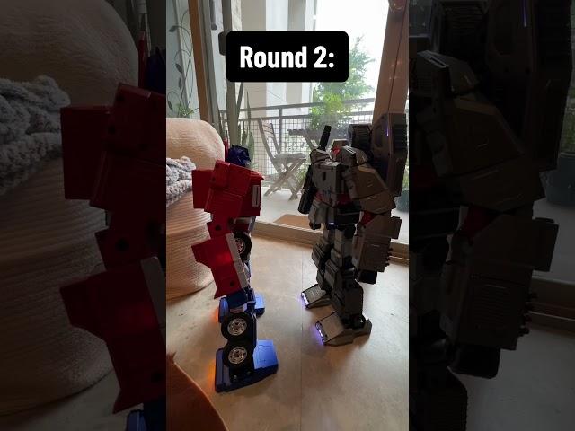 Megatron vs. Optimus Prime!