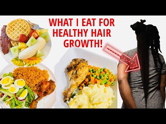 DO THIS FOR MAXIMUM HEALTHY HAIR GROWTH! WHAT I EAT FOR HEALTHY HAIR GROWTH | NATURAL HAIR CARE