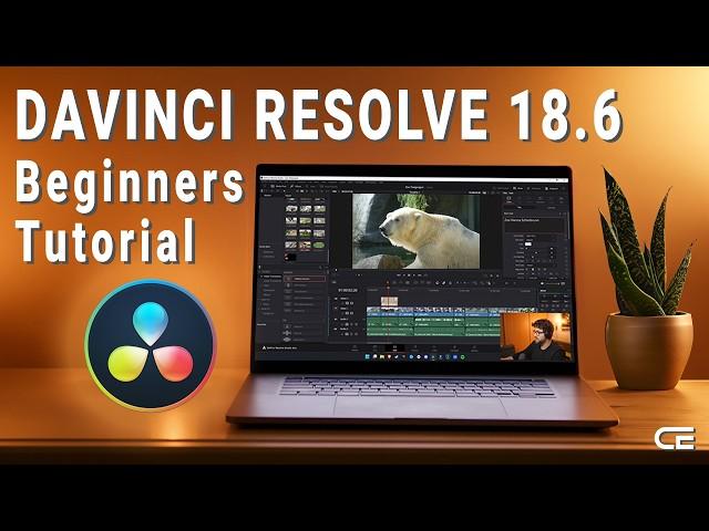 DaVinci Resolve 18.6 - Beginners Tutorial Easy Video Editing FREE Version