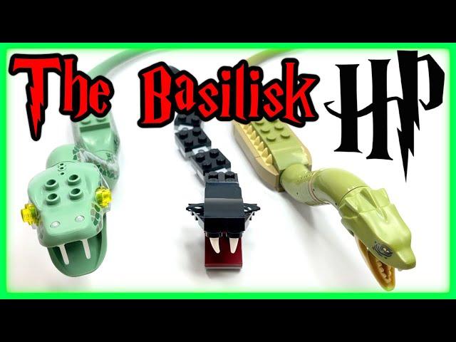 LEGO Harry Potter Basilisk Comparison 2002 vs 2018 vs 2021