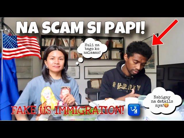 FAKE US IMMIGRATION! NASCAM SI PAPI! PAANO NA TO! INGAT PO TAYO! TEAM BLENDED