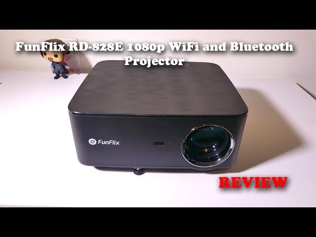 FunFlix RD-828E 1080p WiFi and Bluetooth Projector REVIEW