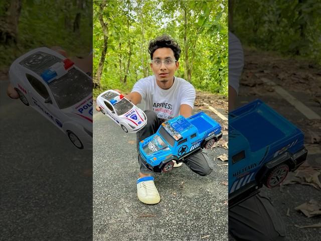 Police Car and Rc Military Jeep Unboxing