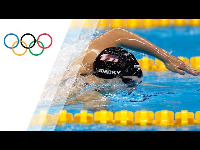 Ledecky sets 400m Freestyle world record with comfortable win