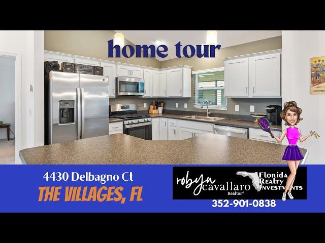 Step Inside De Luna's Charming Home In The Villages, Fl | 3 Bed 2 Bath + Golf Cart Garage!