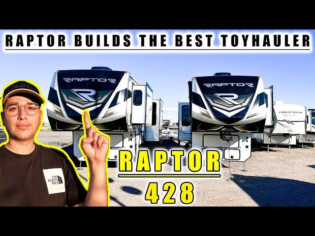 THE BEST FIFTH WHEEL TOYHAULER YOU CAN BUY FOR 2024 AND 2025: THE RAPTOR 428!!