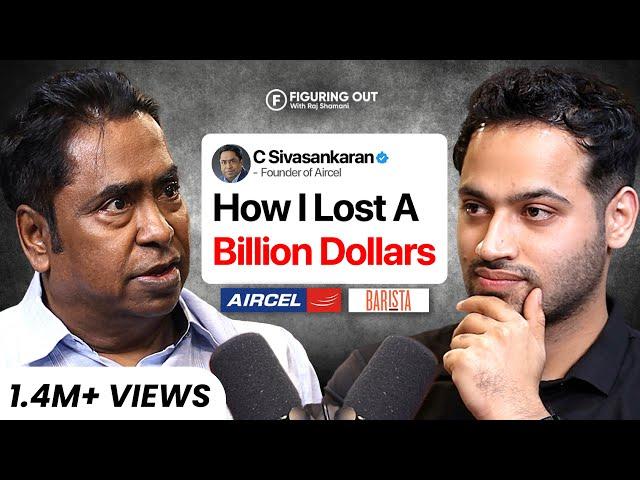 Fall Of Aircel, Losing Money, Ratan Tata, Telecom & Health Sector -C Sivasankaran |FO204 Raj Shamani