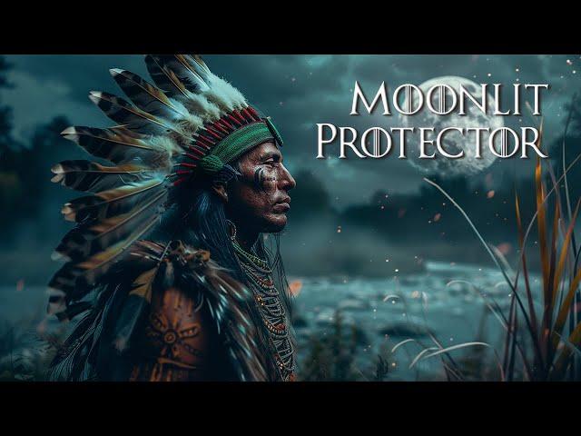 Moonlit Protector - Native American Flute Music for Deep Sleep - Sacred Melody of Earth and Sky