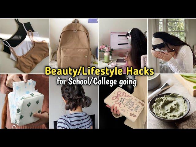 10 Beauty and Lifestyle Hacks for School/College Going | Teenager Grooming Tips| Selfcare with Taiba