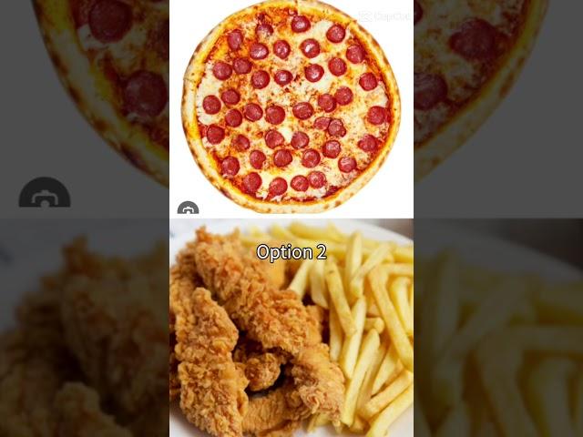 Pizza fries and chicken 🫡