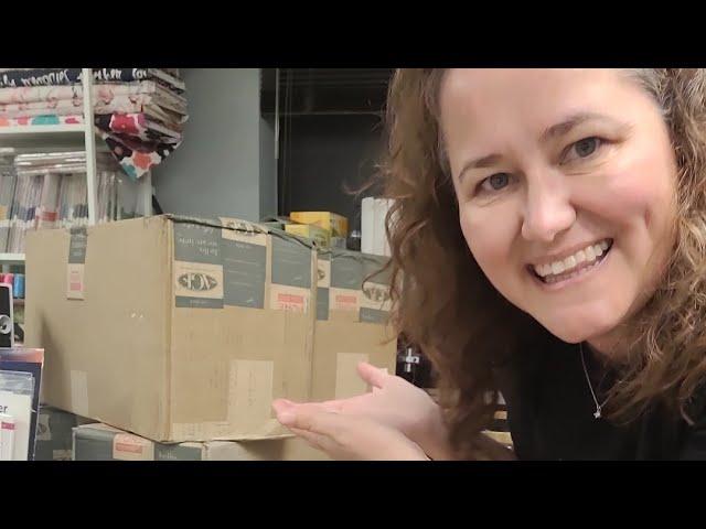  LIVE: Unboxing AGF Christmas Fabric!