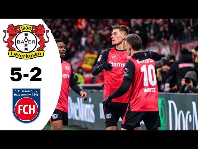 Bayer Leverkusen 5-2 FC Heidenheim Highlights | Bundesliga 2024/2025