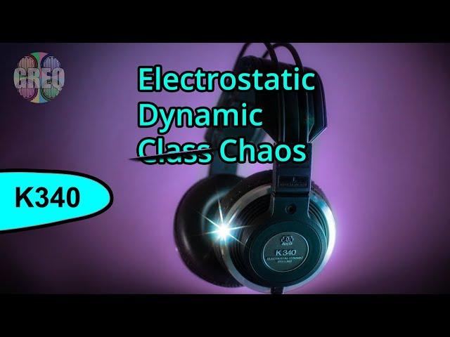 1979 - AKG K340 - World's First Electrostatic-Dynamic Hybrid - Headphone Review