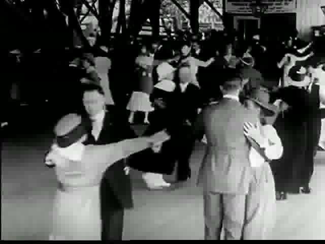 Dancing in a San Francisco Dance Hall and Pavilion 1915 & 17