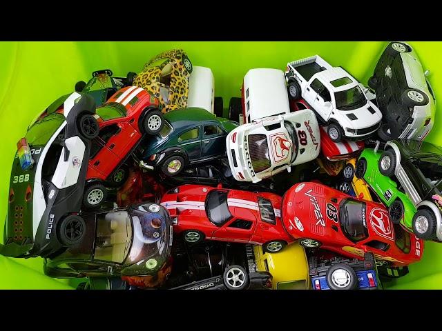 Box full of kinsmart cars