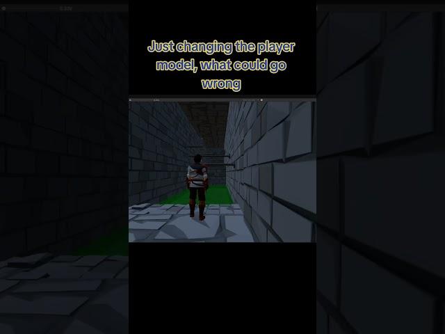 What happens when you change the character model 