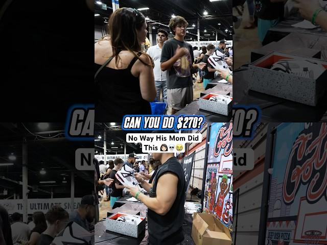 Guy’s Mom Closes Deal then Does This! #sneakers #sneakerhead #shoes #business #customer #reseller