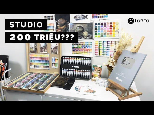 [Room Tour] Đập hộp studio 200 TRIỆU của team Lobeo | Unboxing our 10000 USD studio | ENGSUB