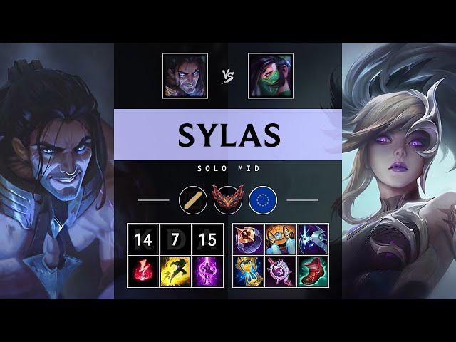 Sylas Mid vs Akali: Unstoppable - EUW Grandmaster Patch 14.23