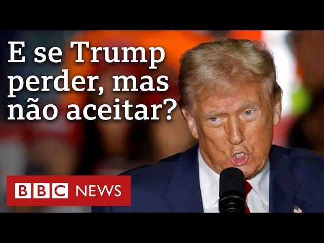 Eleições EUA: e se Trump perder, mas voltar a questionar o resultado?