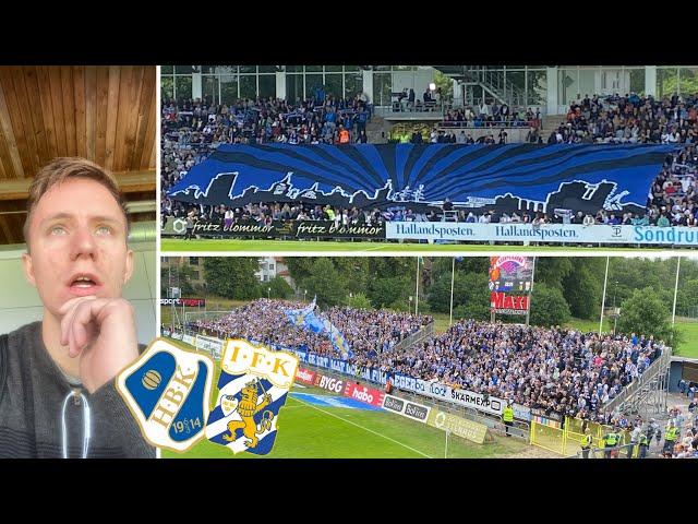 ️ HALMSTADS BK - IFK GÖTEBORG ️ matchday experience • Blåvitt in the relegation zone