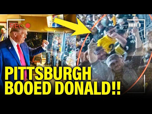 Trump Gets MERCILESSLY BOOED at Steelers Game