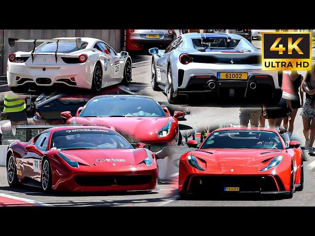 SPA Italia 2023 | Ferrari 458 GT, 488, SF90, 812 Entry, Acceelration | Part 1/2 #supercars #ferrari