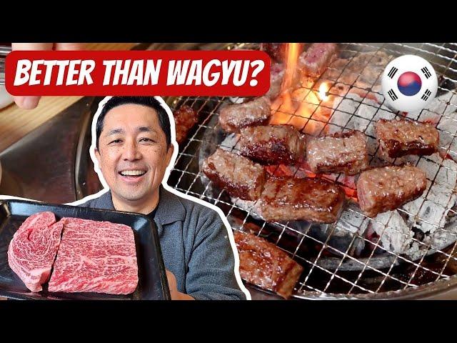 THE BEST Korean BBQ!  Hanwoo Beef at SEOUL'S Largest Meat Market! LOCAL SECRET!