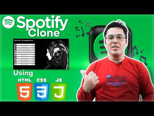 Spotify clone using html css and Javascript | code with harry | #javascript #coding #python #html