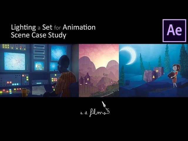 How To Light a Set for Animation with Adobe After Effects - A Scene Case Study | Animation Tutorial