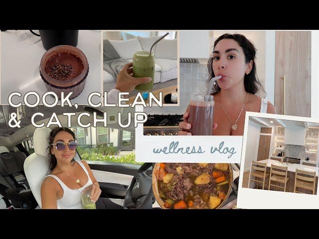 DITL VLOG | Health Update, Grocery Haul, Clean and Cook Healthy Meals with Me