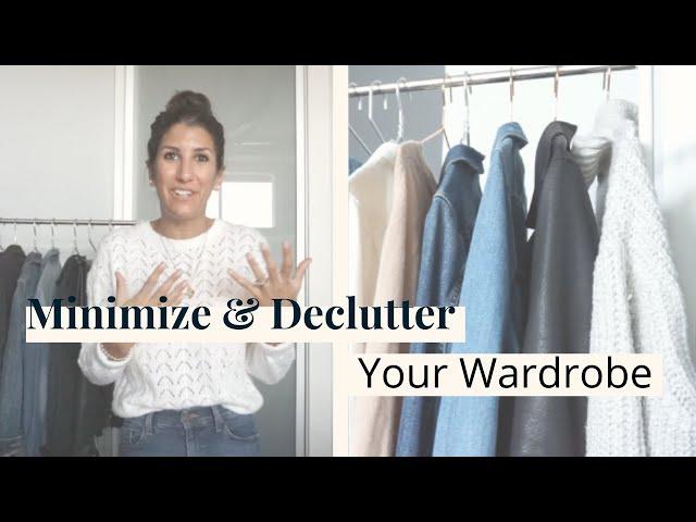 Easy Steps to Minimize + Declutter Your Closet | Slow Fashion