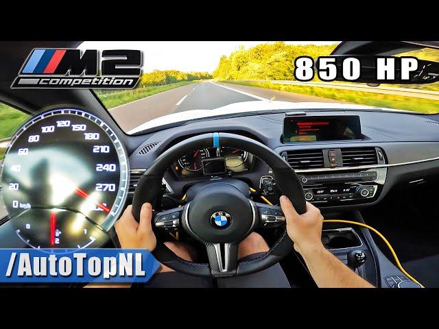 850HP BMW M2 COMPETITION | 300KM/H on AUTOBAHN [NO SPEED LIMIT] by AutoTopNL