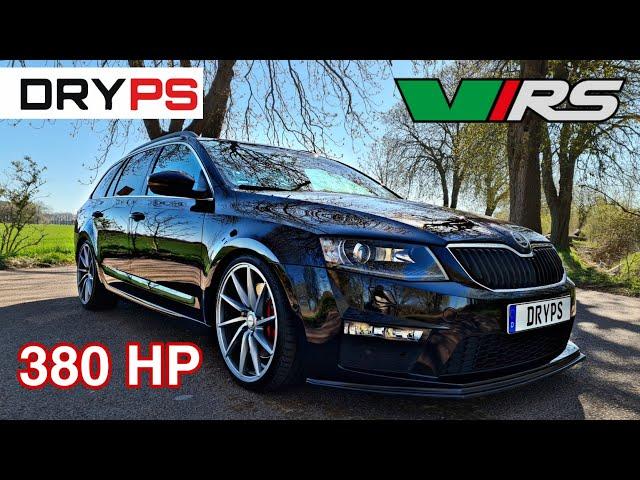 380HP Skoda Octavia VRS - TOP SPEED DRIVE ON GERMAN AUTOBAHN - POV