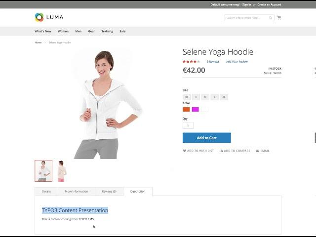 Magento 2 and TYPO3 CMS Live Demo