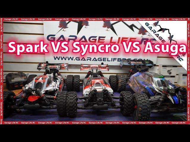 Team Corally Spark VS Syncro VS Asuga (Comparison)