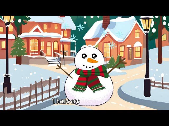 Snowman what do you need | ESL | EFL | Song for Kids with Christmas Vocabulary