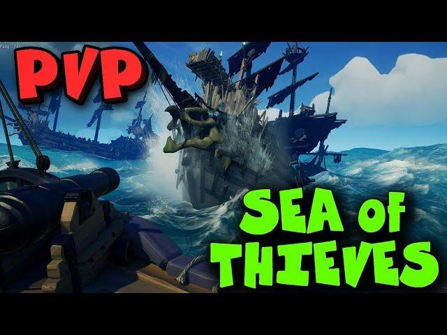 БИТВА кораблей - Sea of Thieves PVP в море пиратов