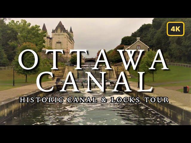 Exploring Ottawa's Historic Canal: A Scenic 4K Walking Tour