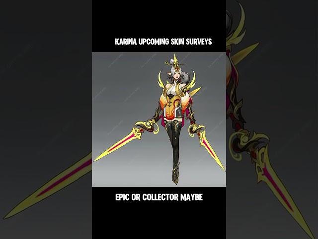 Karina new skin surveys #mlbb #mobilelegendsbangbang #mlbbnewskin