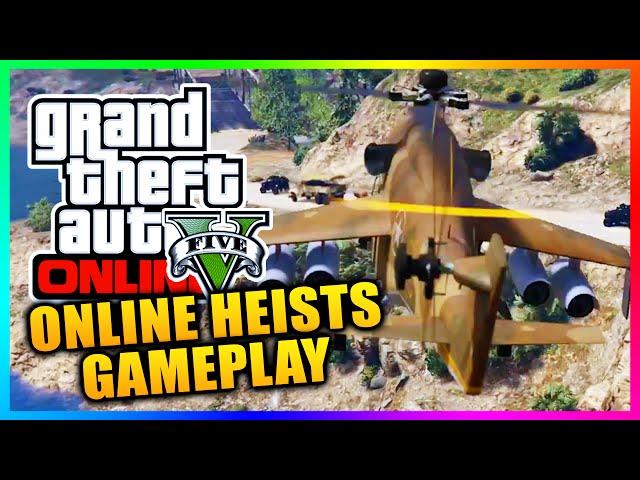 GTA 5 HEISTS GAMEPLAY DLC ONLINE - GTA ONLINE HEISTS GAMEPLAY! (SERIES A FUNDING HEIST)