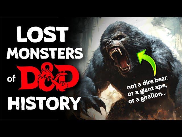 20 D&D Monsters You Never Knew Existed