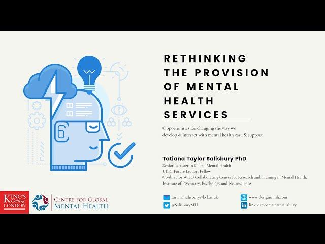 Rethinking the Provision of Mental Health Services