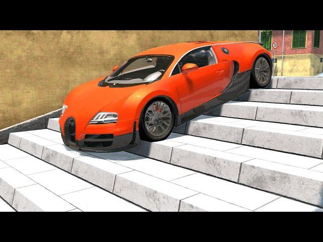 Cars vs Stairs #3 – BeamNG.Drive