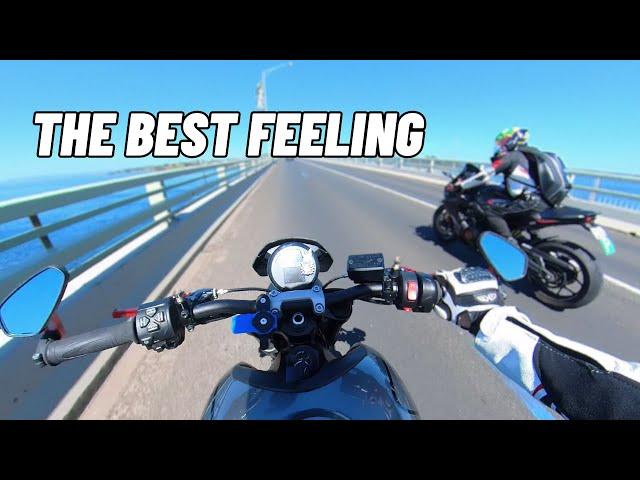 POV Feel The Freedom of Riding a Motorcycle