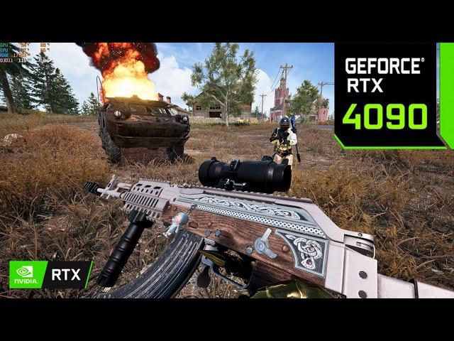 PUBG : RTX 4090 - i9 14900K - 128GB RAM ( 4K Maximum Settings )