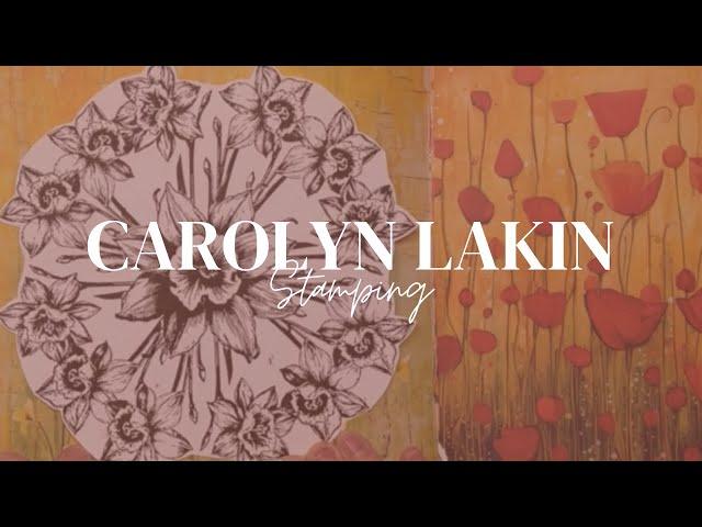 Stamping with Carolyn Lakin